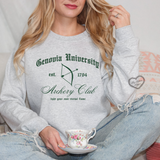 genovia archery club sweater