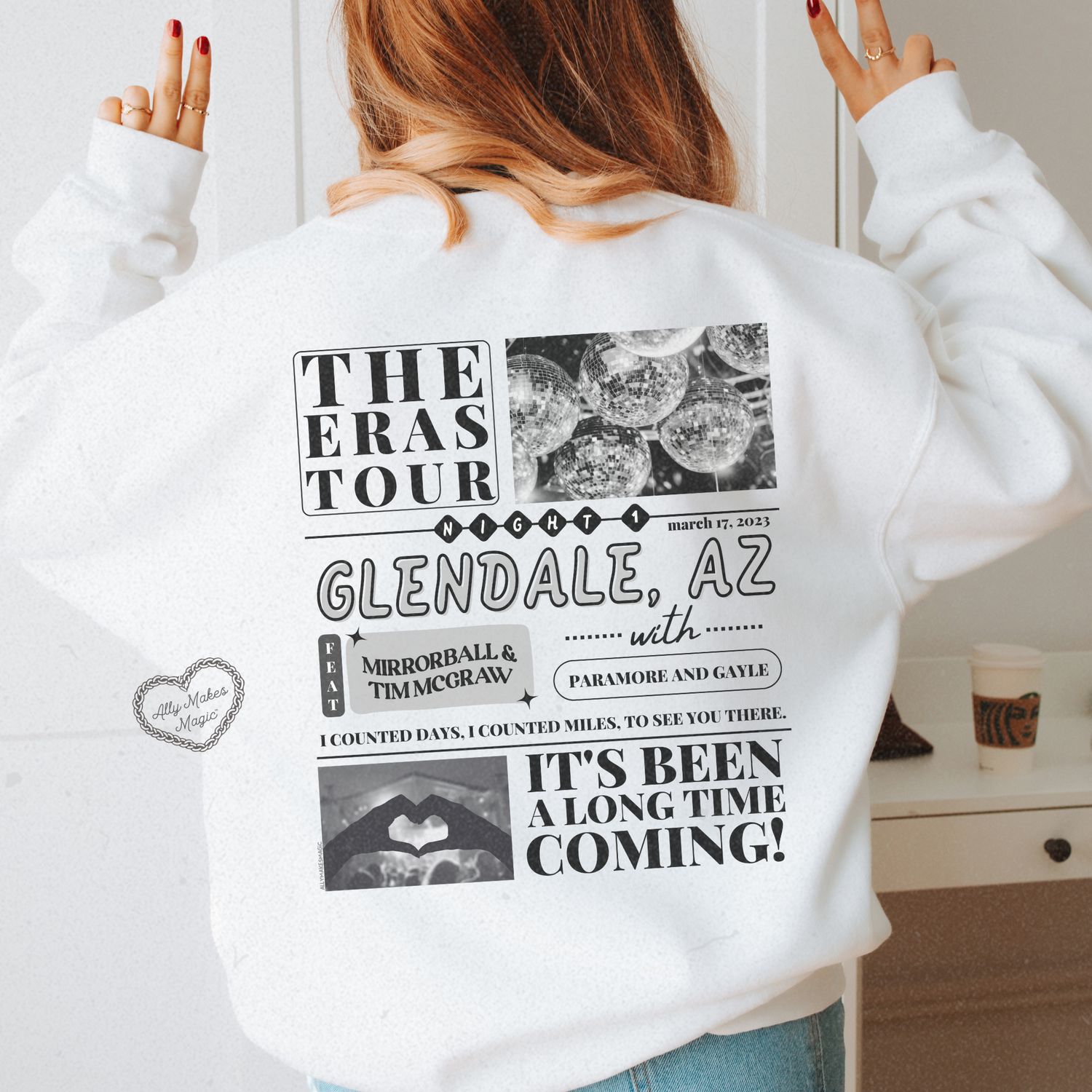 glendale night 1 sweater | gildan *custom*
