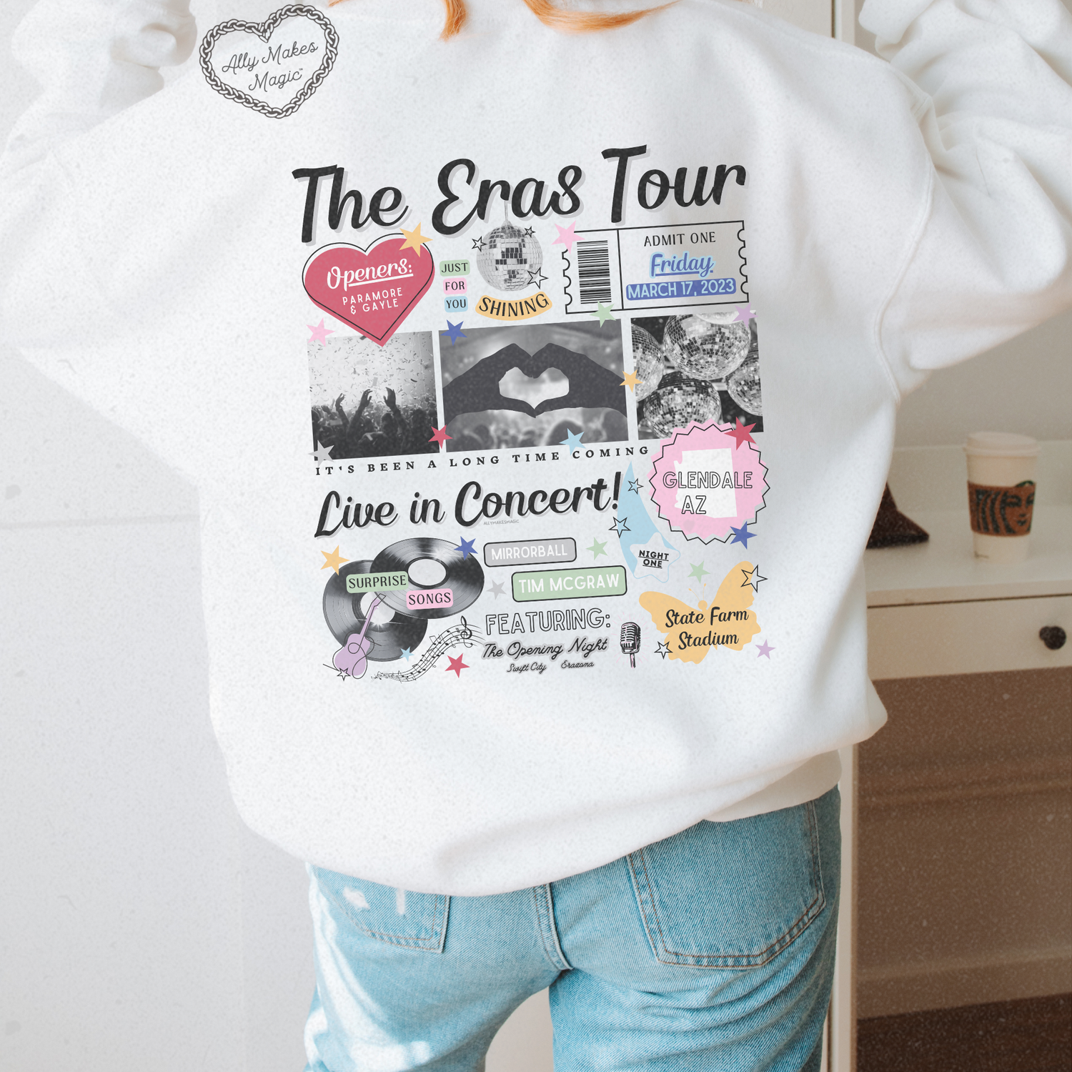 glendale night 1 sweater | gildan *custom*