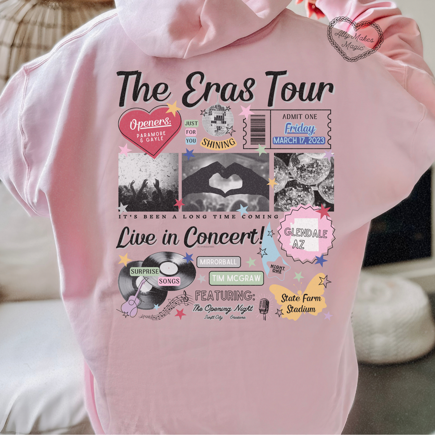 glendale night 1 hoodie *custom*