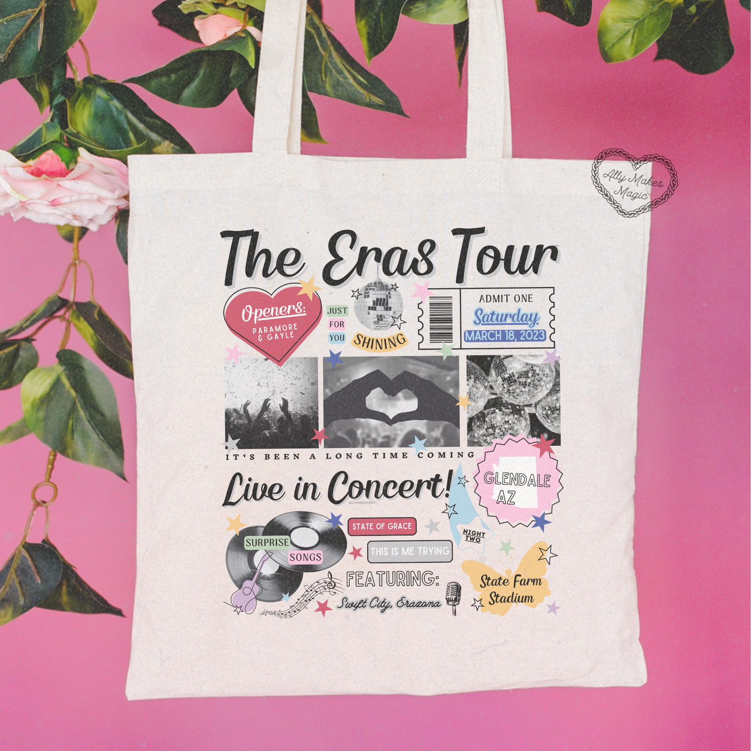 glendale night 2 tote bag *custom*