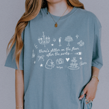 glitter on the floor tee