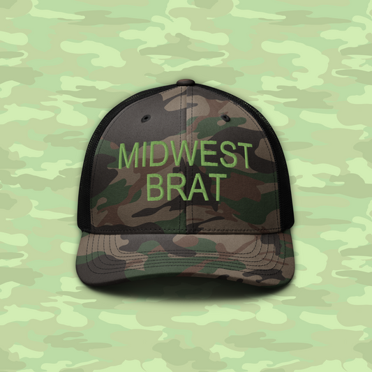 midwest brat trucker hat