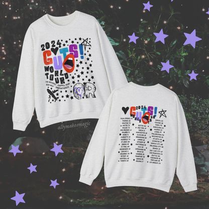 guts tour crewneck