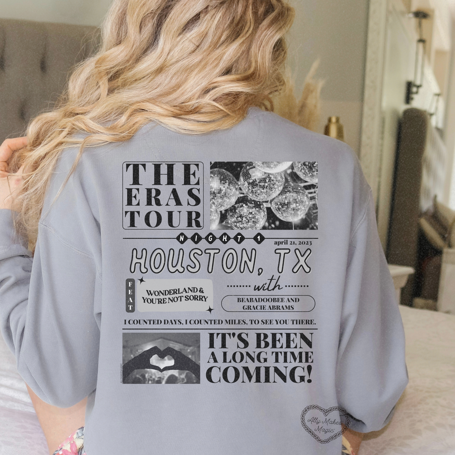houston night 1 pullover | comfort colors *custom*