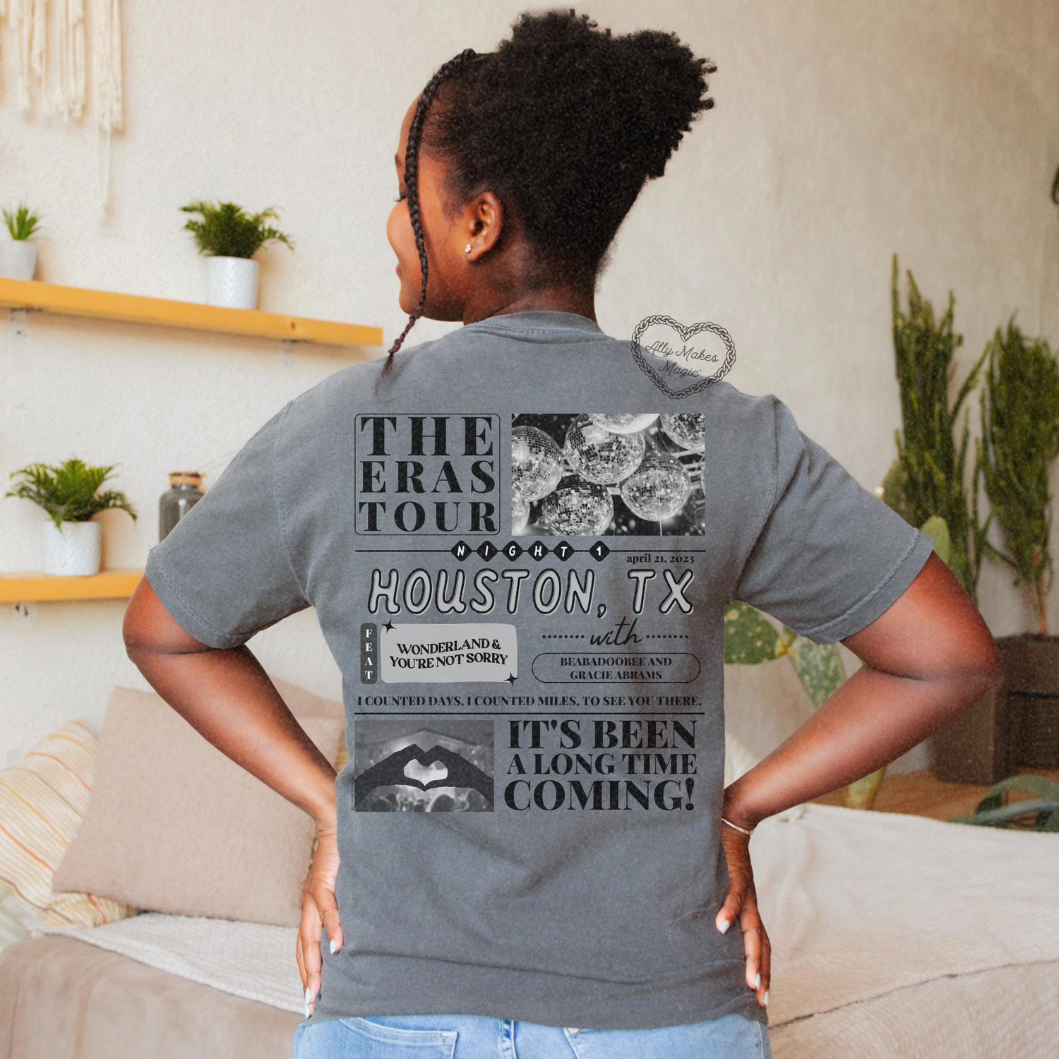 houston night 1 tee | comfort colors *custom*
