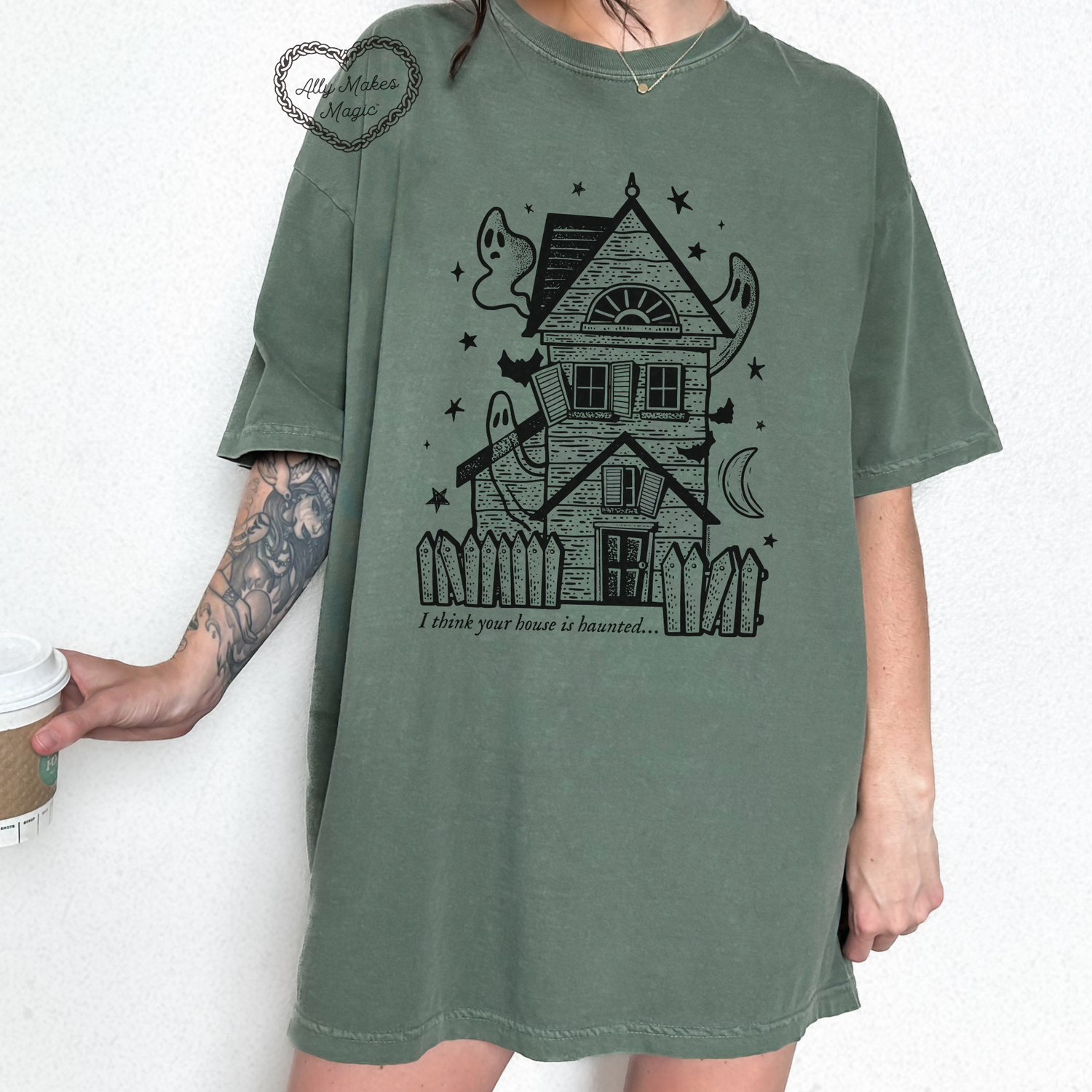 ur house is haunted tee