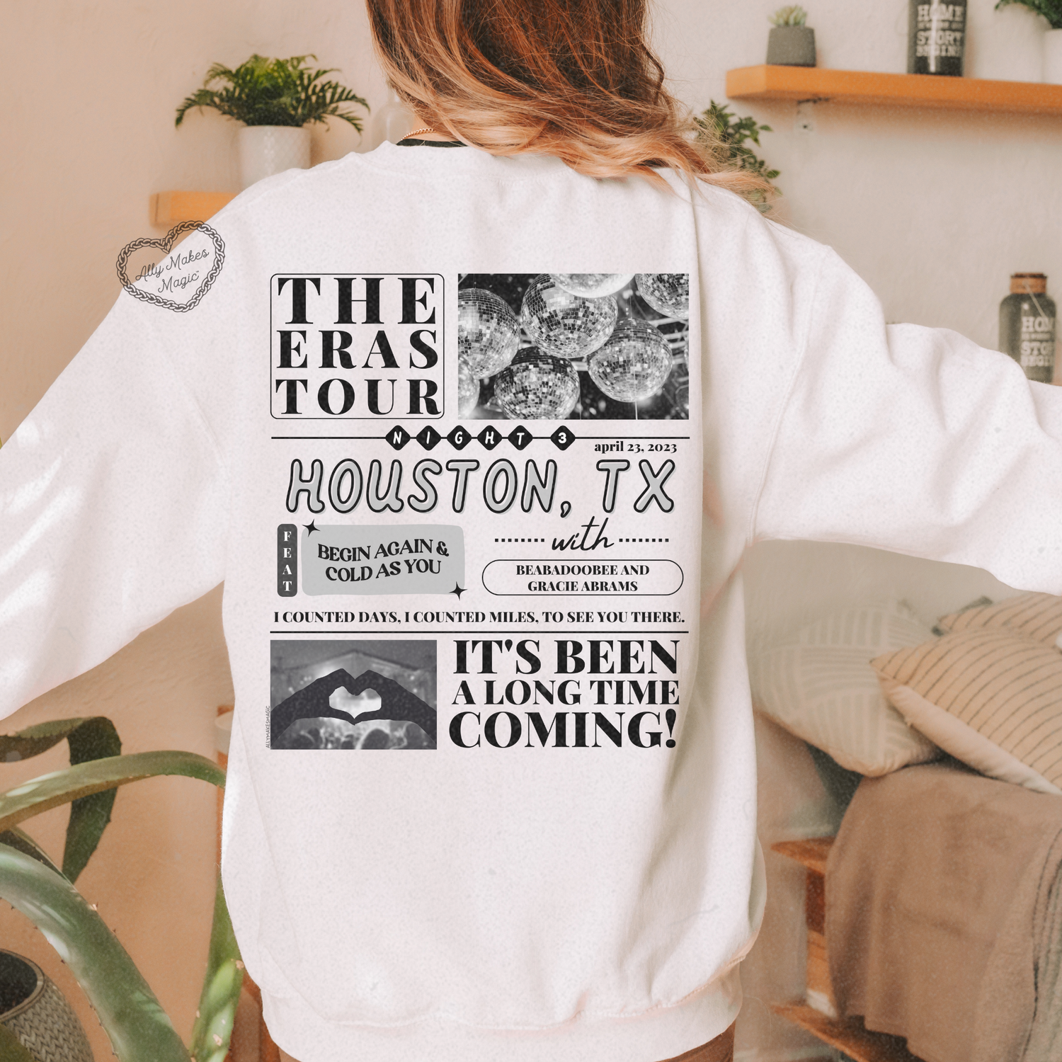 houston night 3 sweater | gildan *custom*