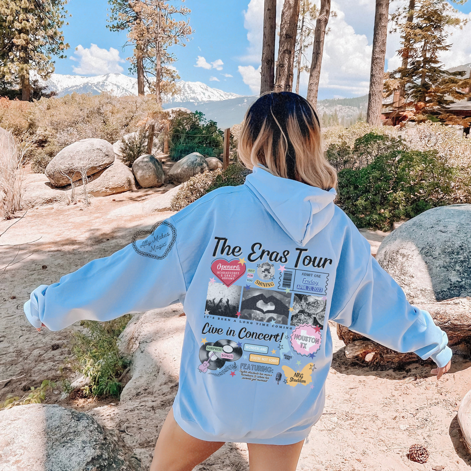 houston night 1 hoodie *custom*