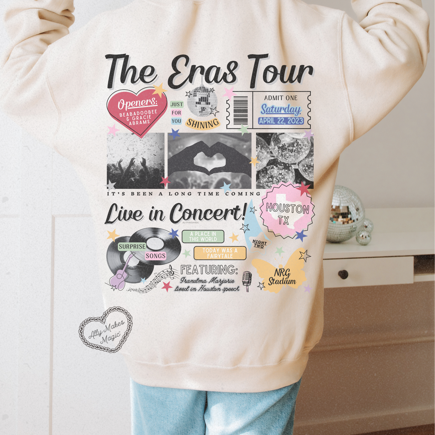 houston night 2 sweater | gildan *custom*