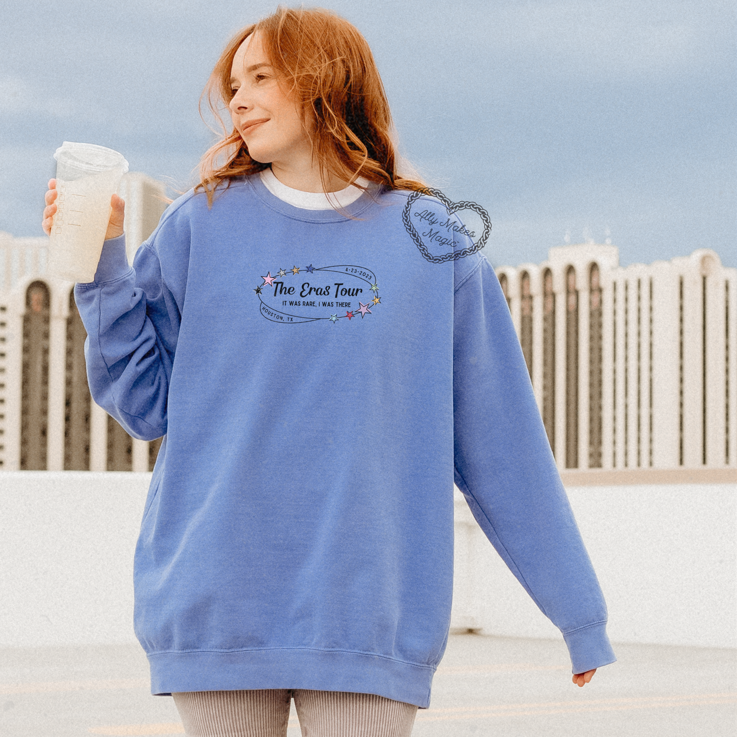 houston night 3 pullover | comfort colors *custom*