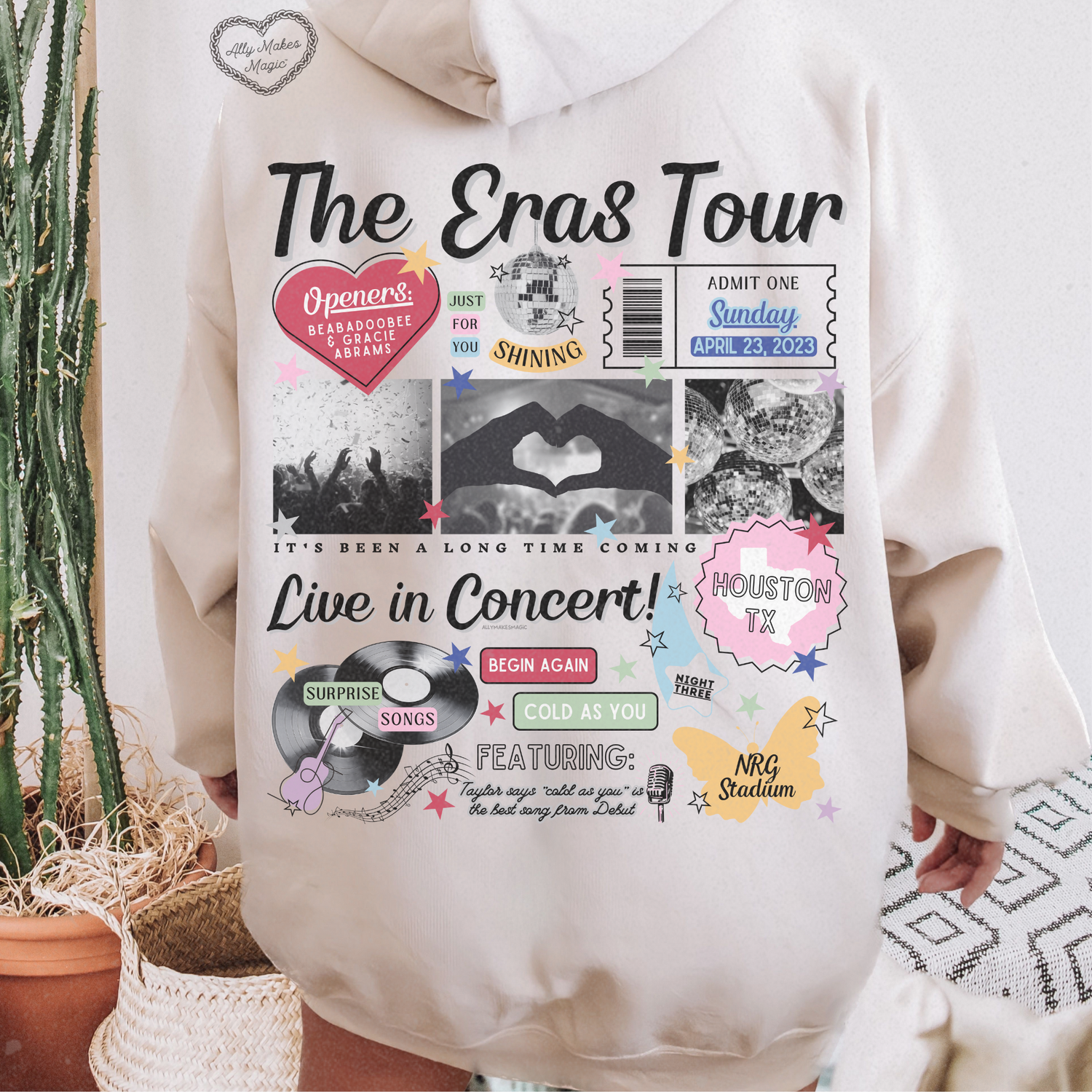 houston night 3 hoodie *custom*