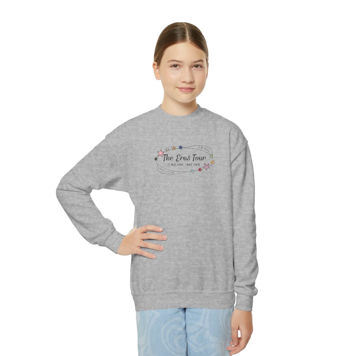 kansas city night 2 youth retro sweater