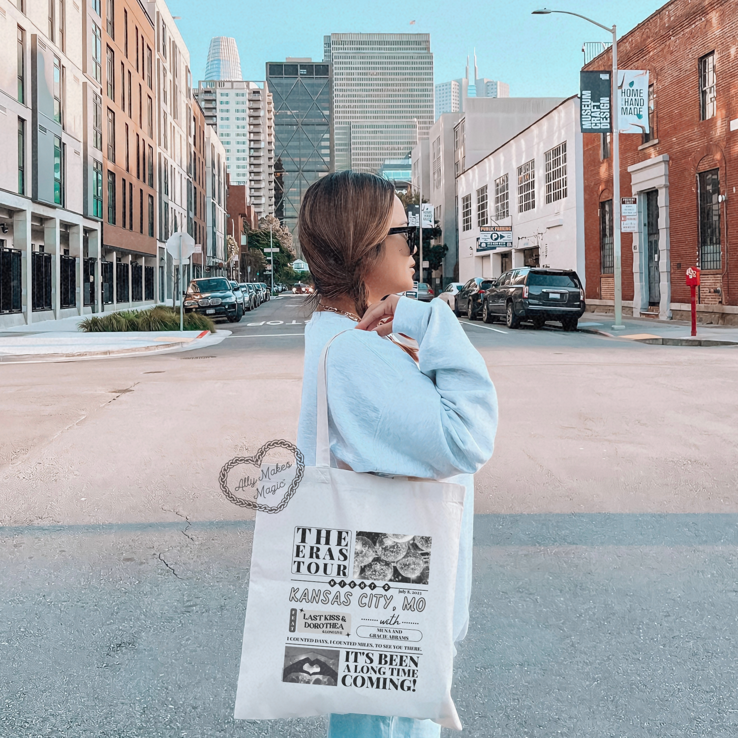 kansas city night 2 tote bag *custom*