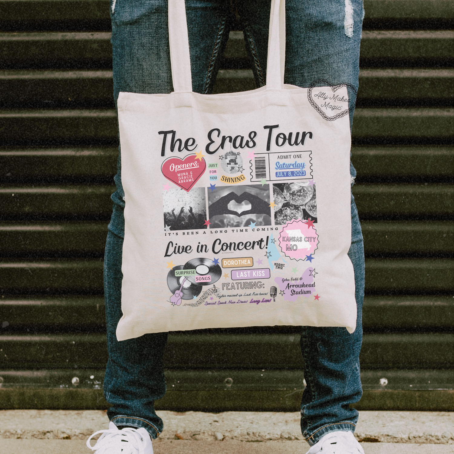 kansas city night 2 tote bag *custom*
