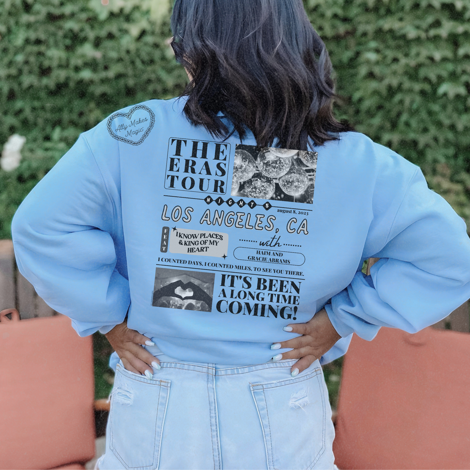 los angeles night 5 sweater | gildan *custom*