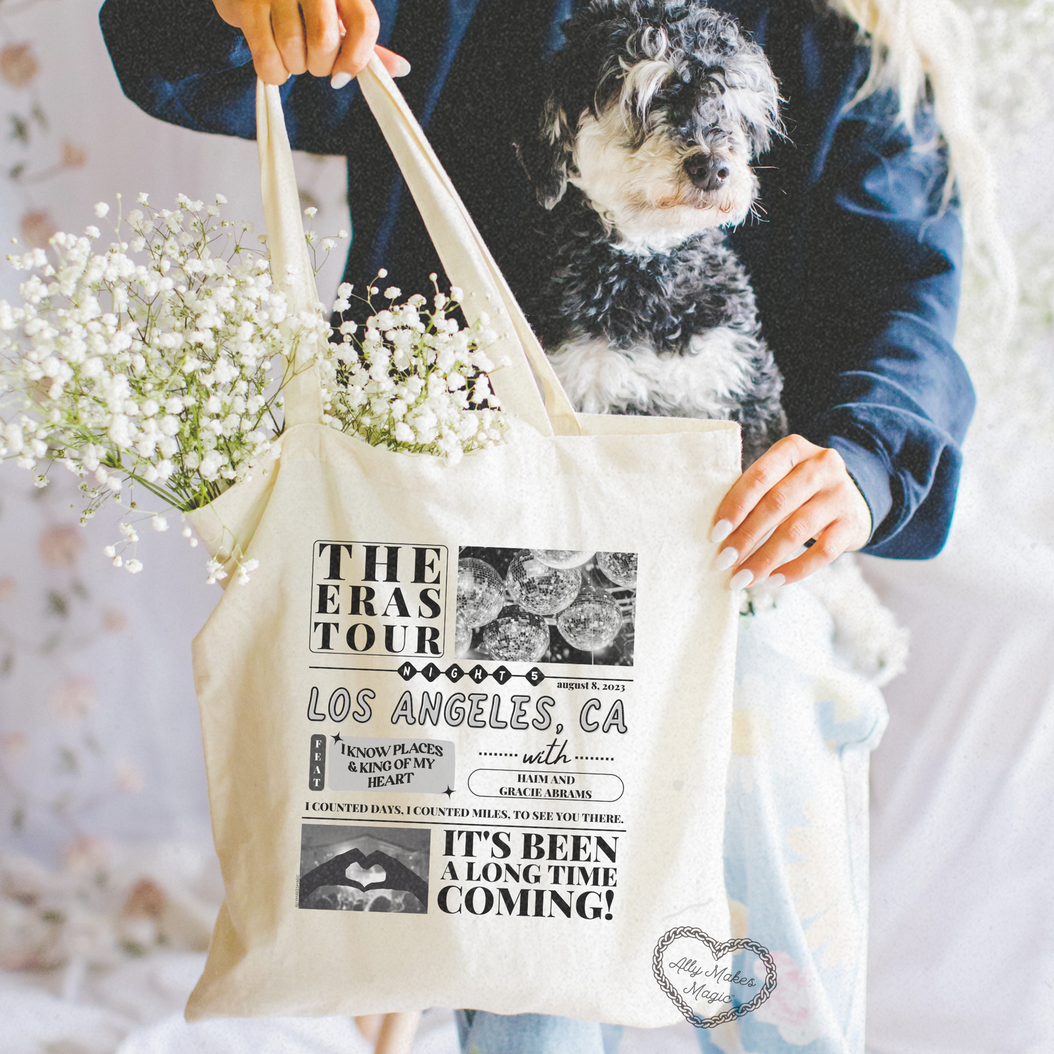 los angeles night 5 tote bag *custom*