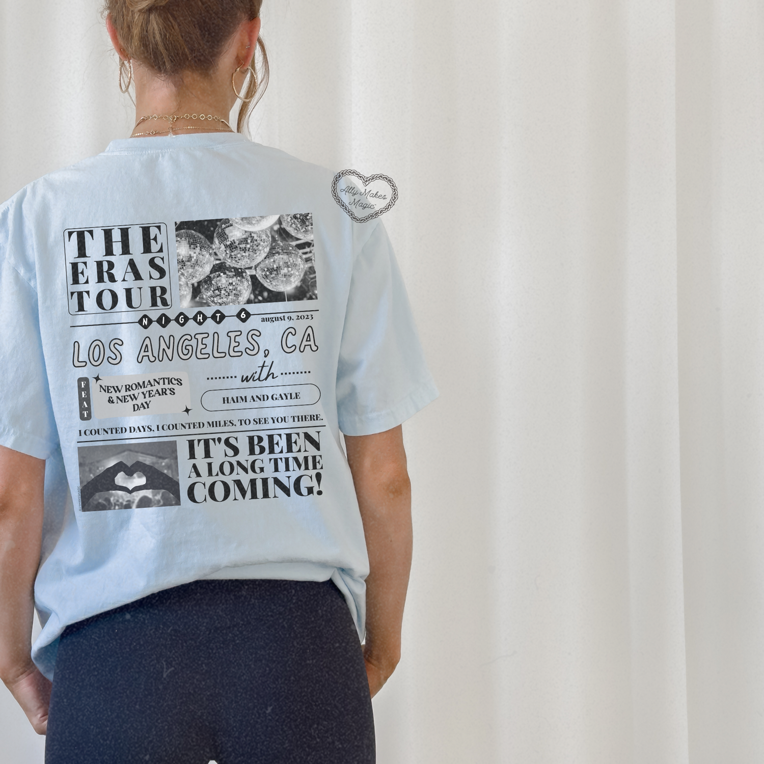 los angeles night 6 tee | comfort colors *custom*