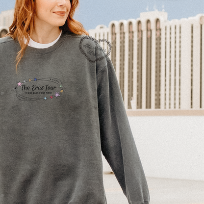 los angeles night 2 retro pullover | comfort colors