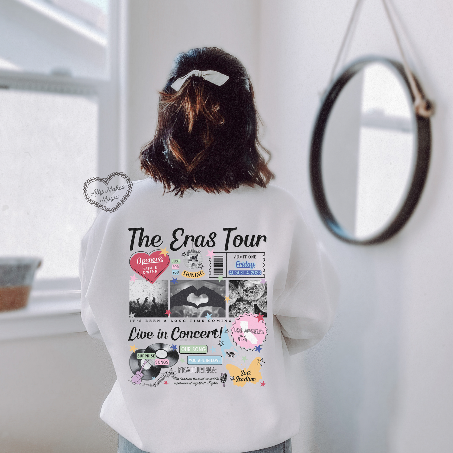 los angeles night 2 sweater | gildan *custom*