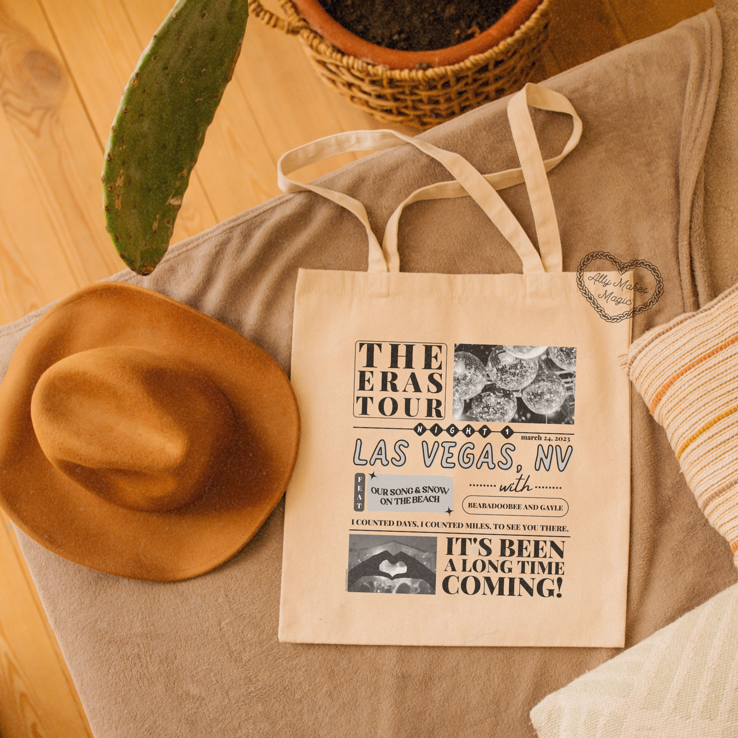 las vegas night 1 tote bag *custom*
