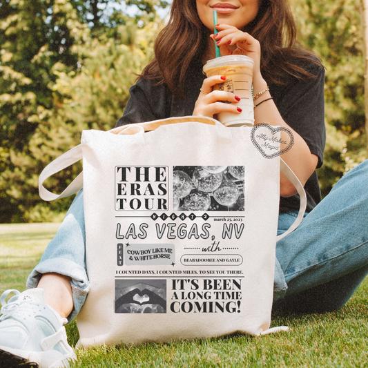 las vegas night 2 tote bag