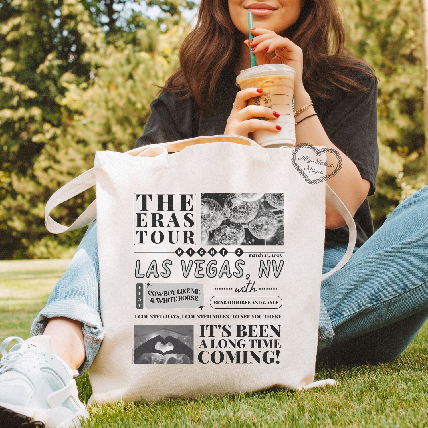 las vegas night 2 tote bag *custom*