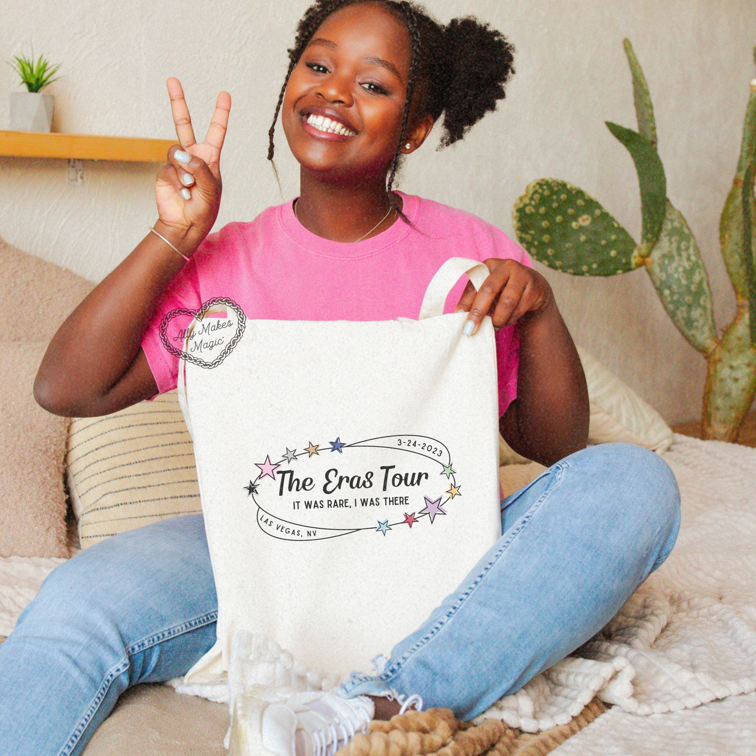 las vegas night 1 tote bag *custom*