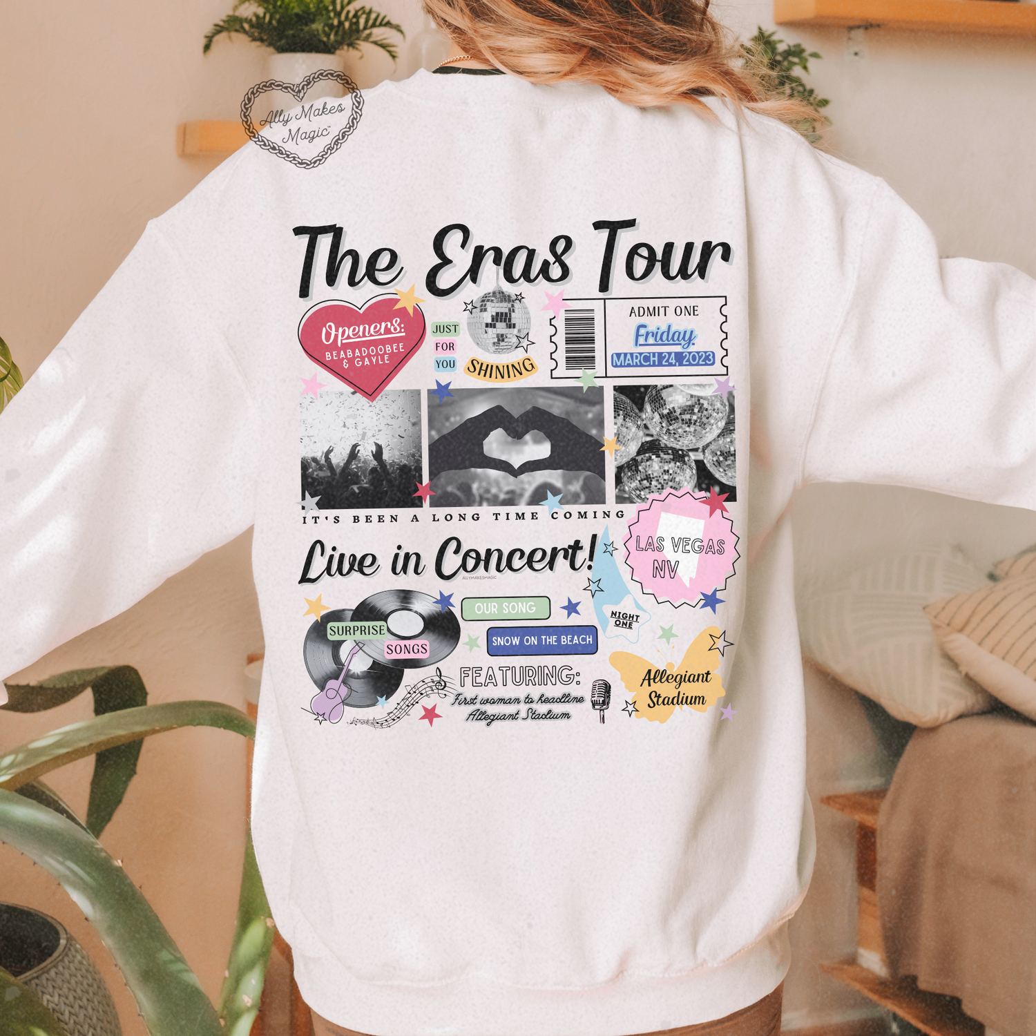 las vegas night 1 sweater | gildan *custom*