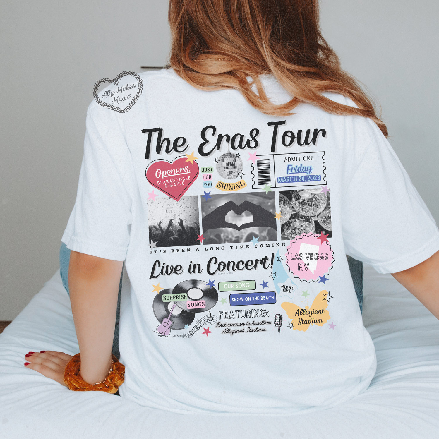 las vegas night 1 tee | comfort colors *custom*