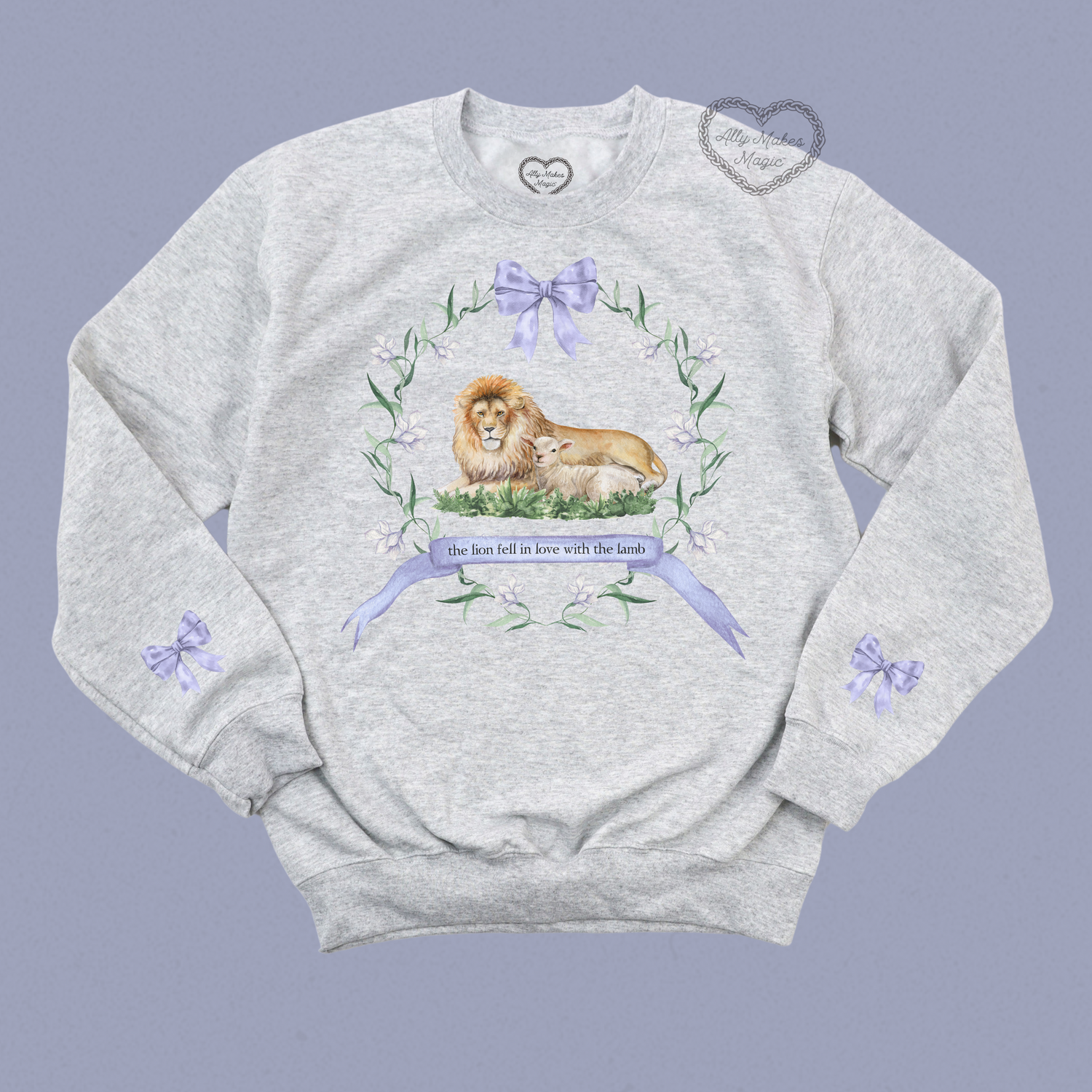 lion and lamb crewneck