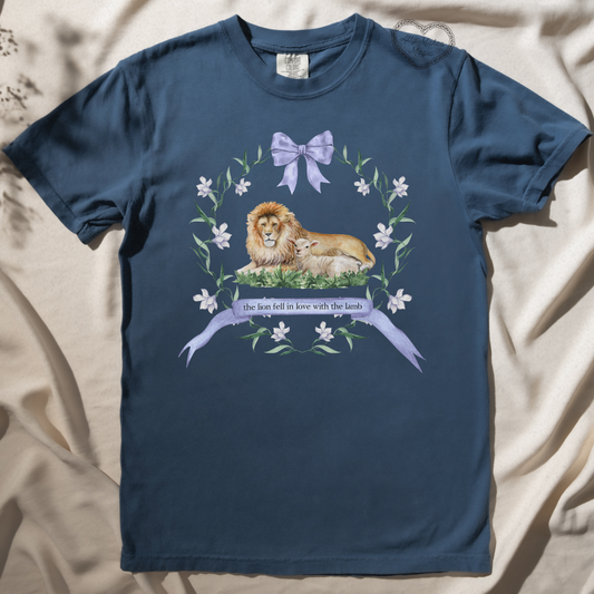 lion and lamb tee