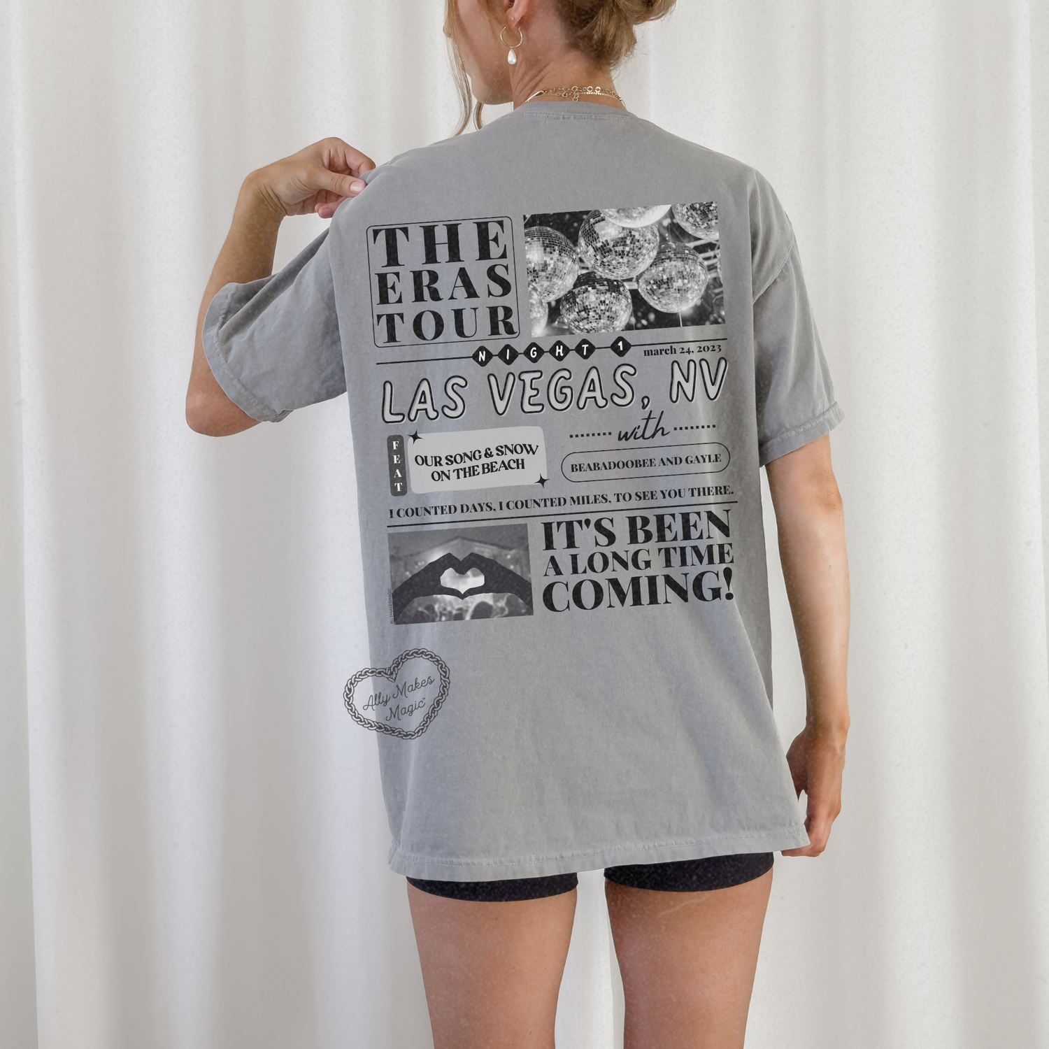 las vegas night 1 tee | comfort colors *custom*