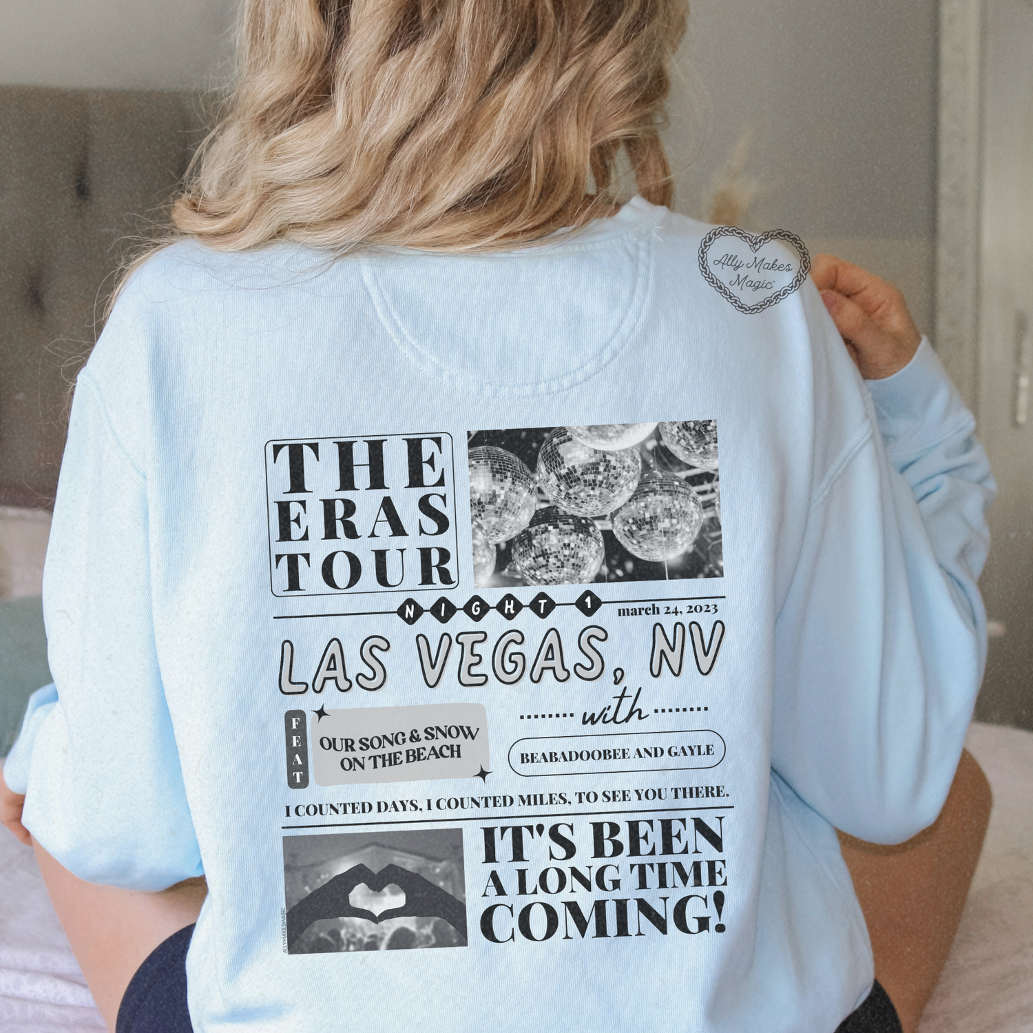 las vegas night 1 pullover | comfort colors *custom*