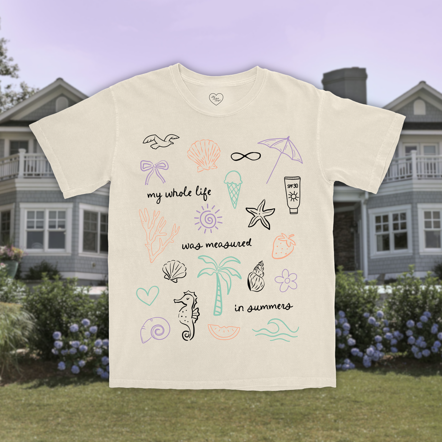 measured in summers tee