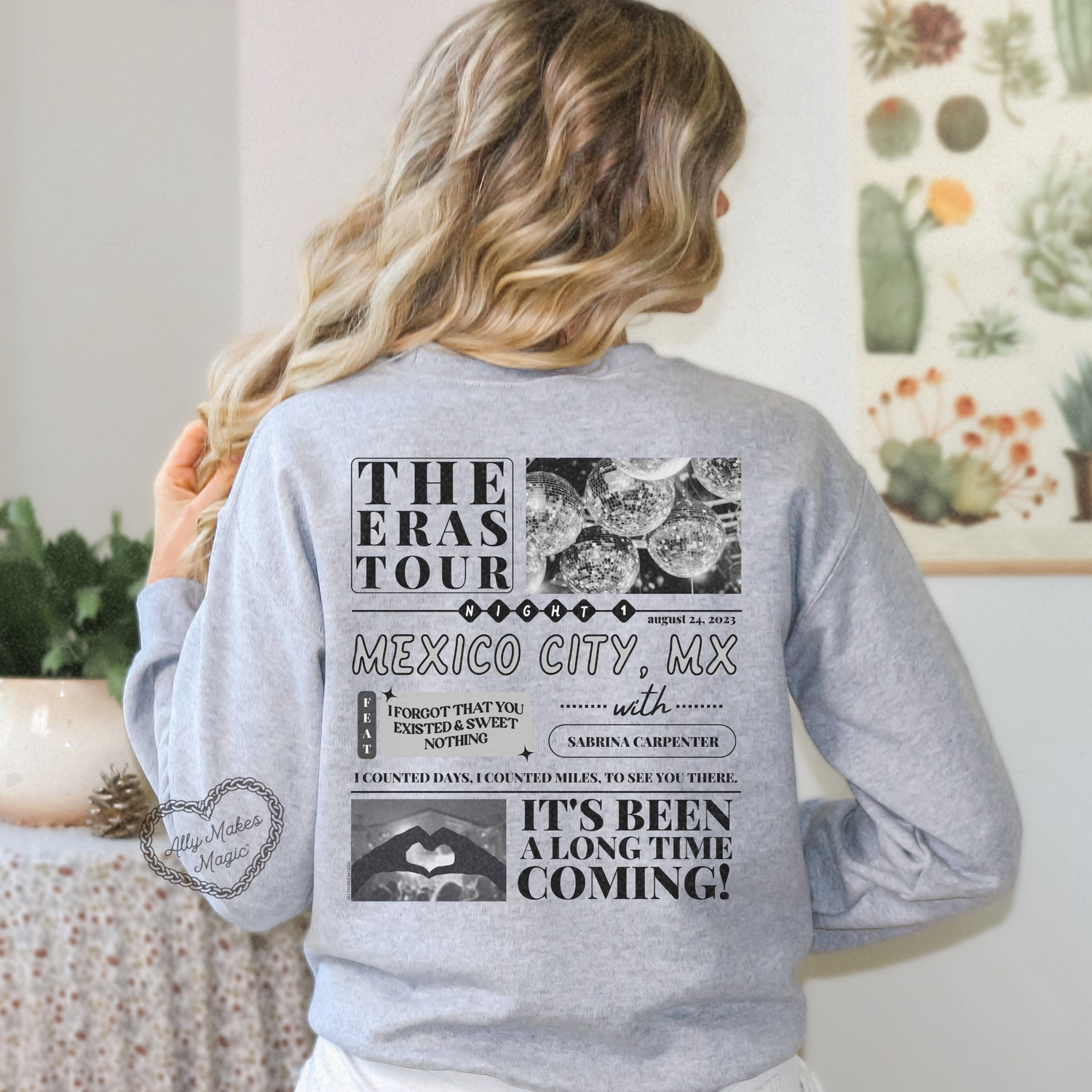 mexico city night 1 sweater | gildan *custom*