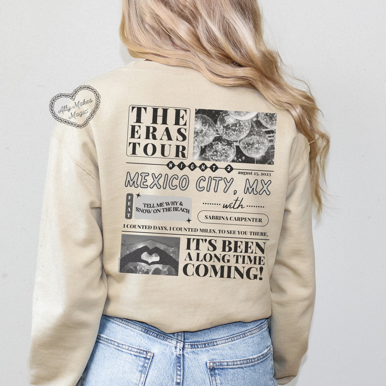 mexico city night 2 sweater | gildan *custom*