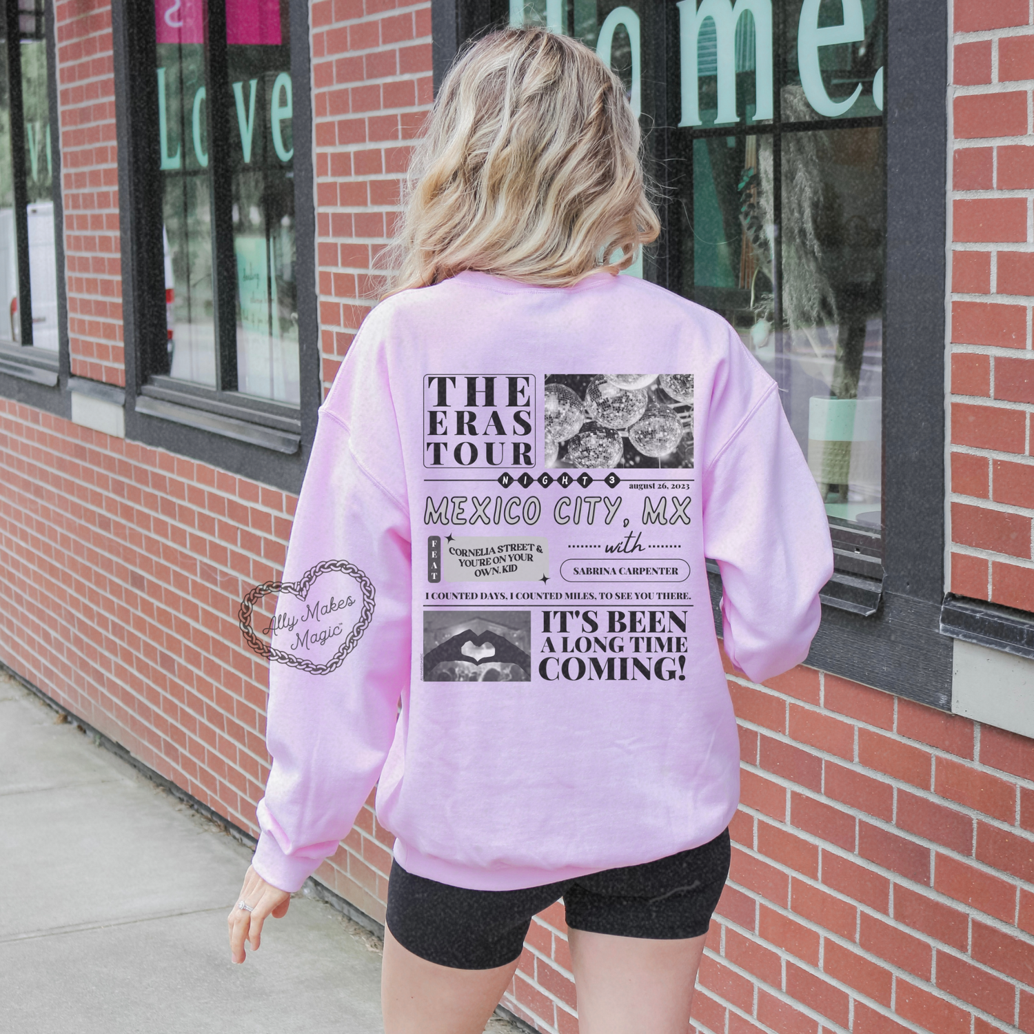 mexico city night 3 sweater | gildan *custom*