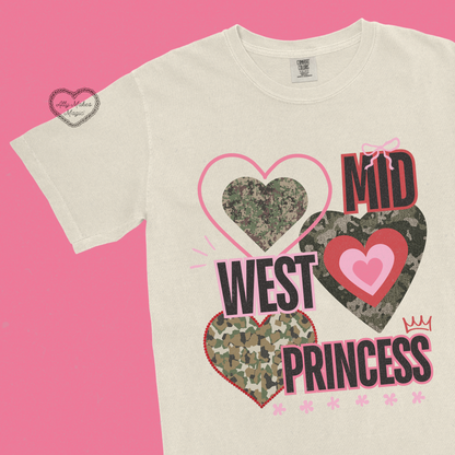 mid west princess tee | comfort colors
