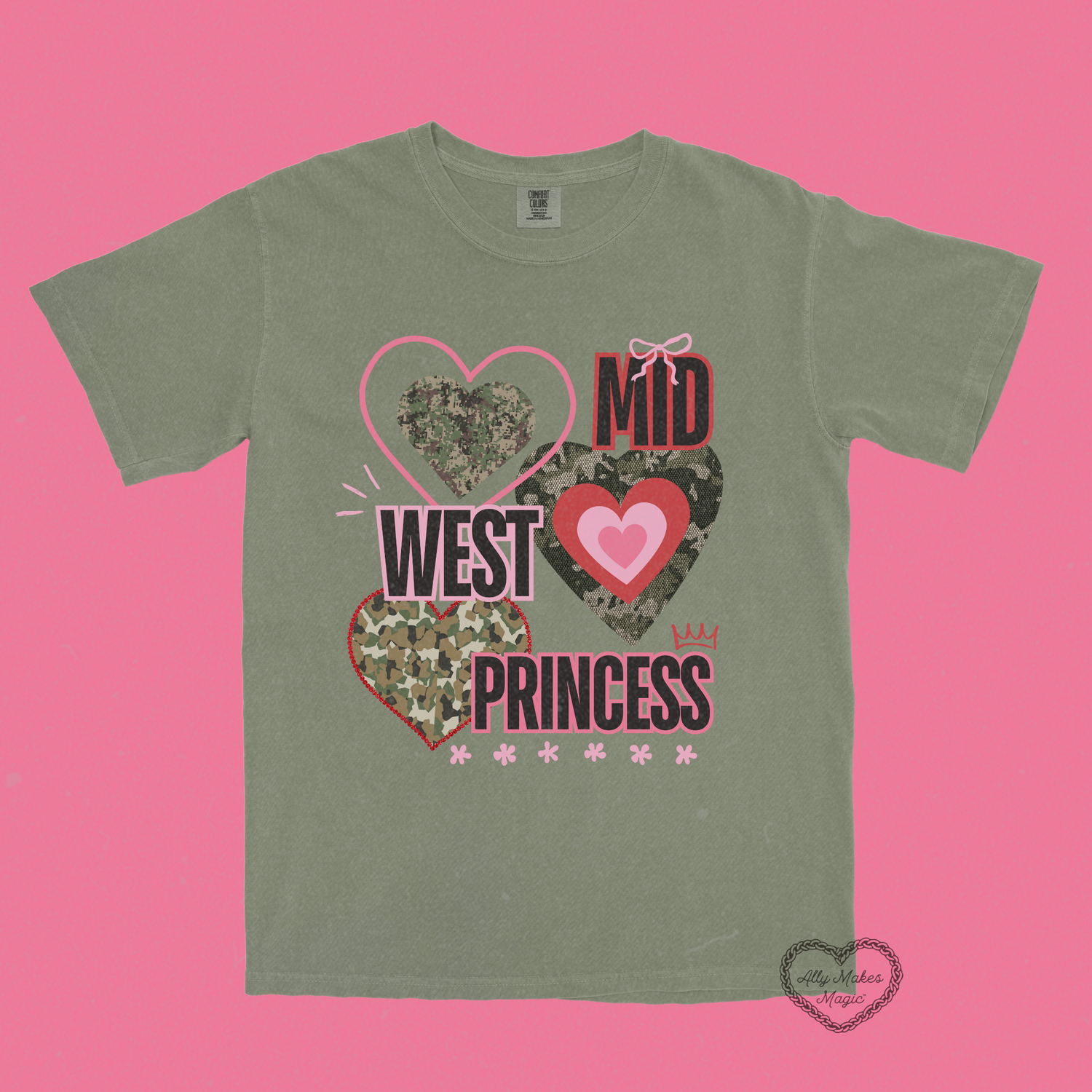 mid west princess tee | comfort colors