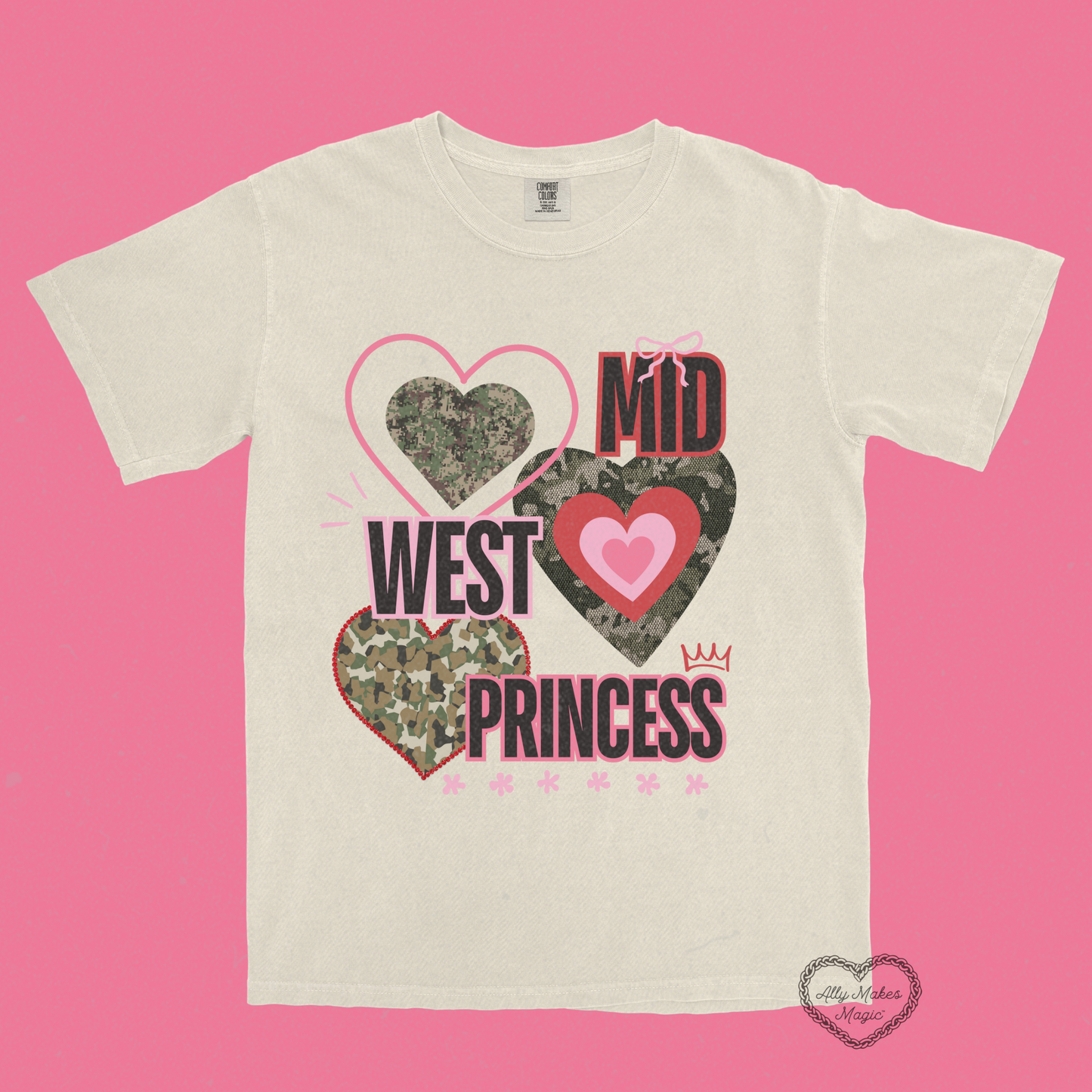 mid west princess tee | comfort colors