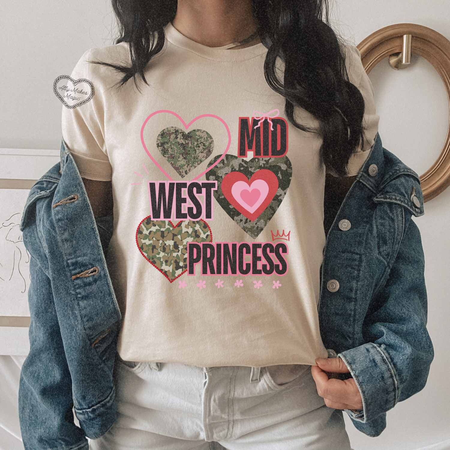 mid west princess tee | comfort colors