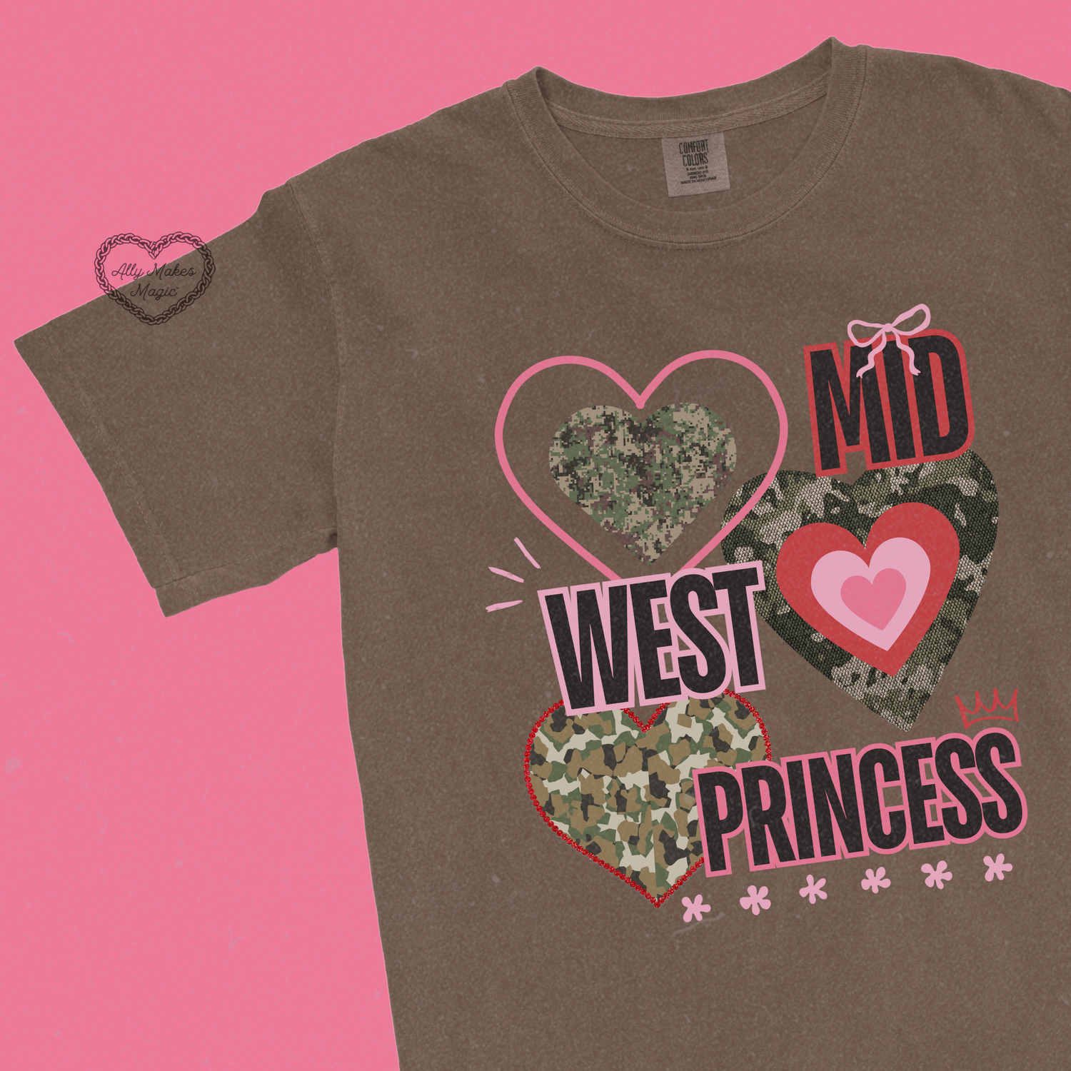 mid west princess tee | comfort colors