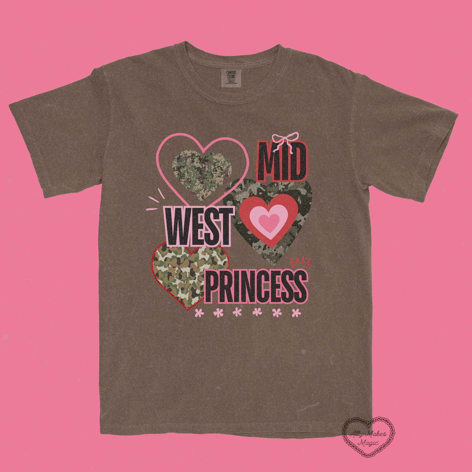 mid west princess tee | comfort colors