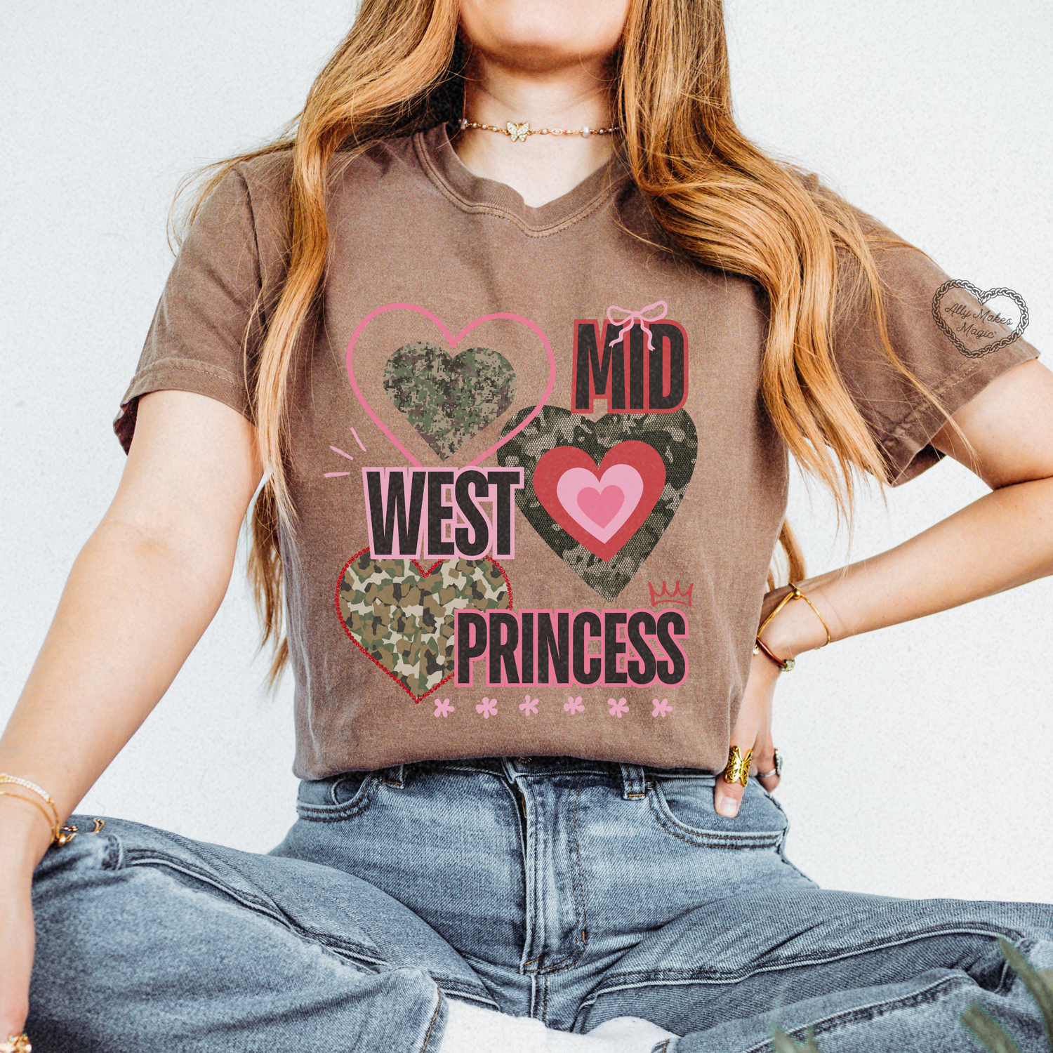 mid west princess tee | comfort colors