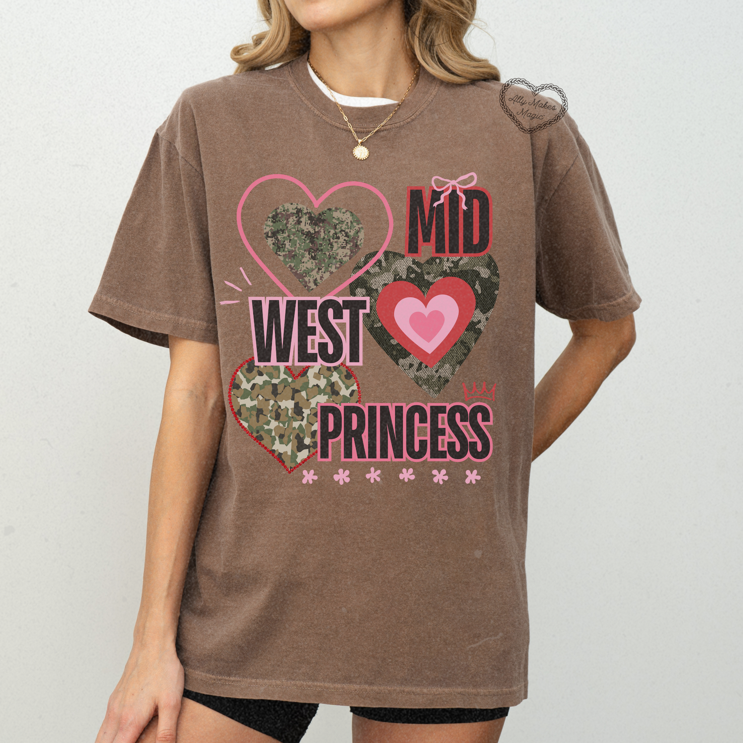 mid west princess tee | comfort colors