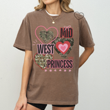 mid west princess tee | comfort colors