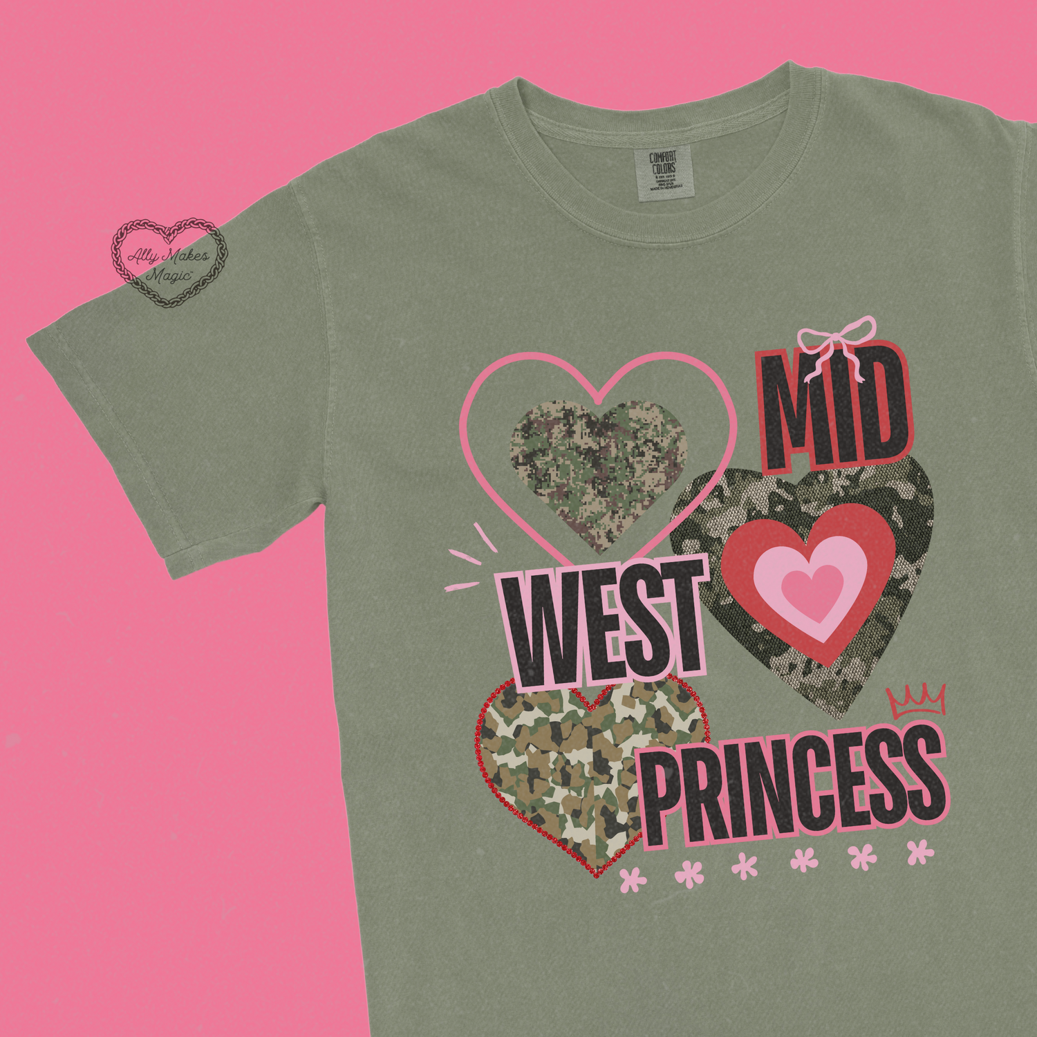 mid west princess tee | comfort colors