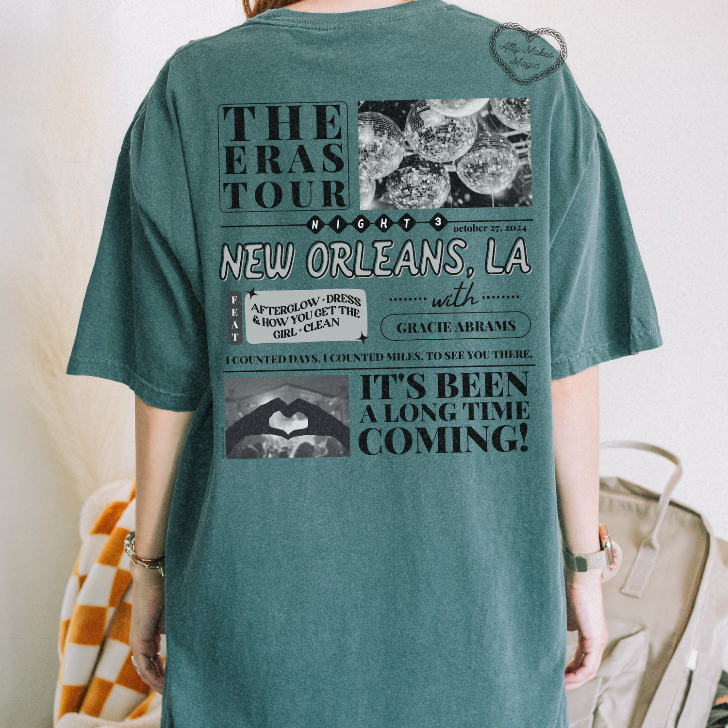 new orleans night 3 tee | comfort colors