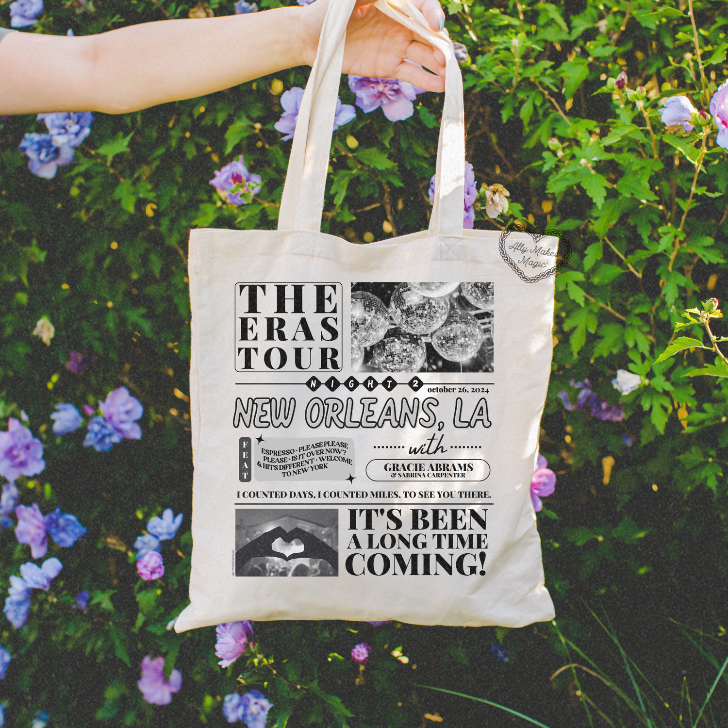 new orleans night 2 tote bag